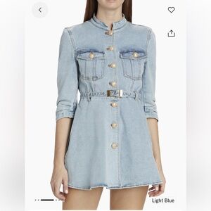 Generation LoveMackenzie Belted Denim Minidress NWT XS